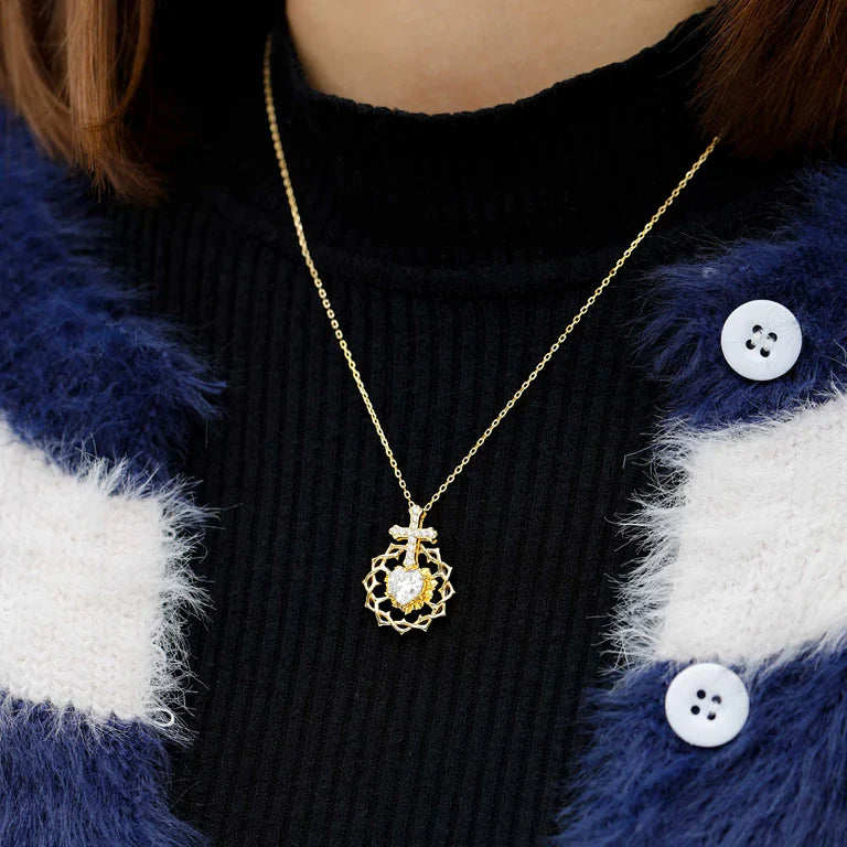 The Sacred Heart Pendant Necklace